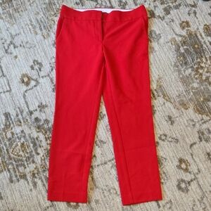 LOFT Red Marisa Pants